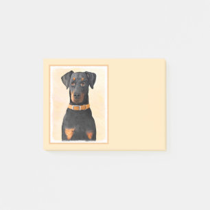 Post-it® Doberman Pinscher Peinture non découpée Art origin