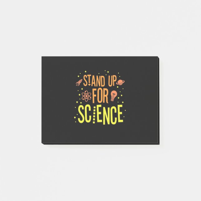 Post-it® Don de scientifique | Défendre La Science (Devant)
