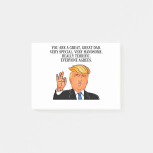 Post-it® Donald Trump - anniversaire terrible de fête des