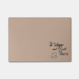Post-it® Donnez-moi une étape et je brillerai
