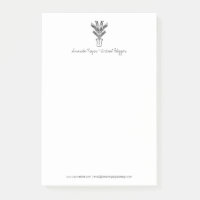 Doodle minimaliste Tropical Palm Tree