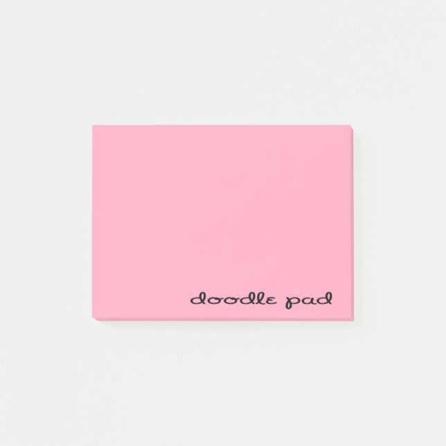 Post-it® Doodle rose (Devant)