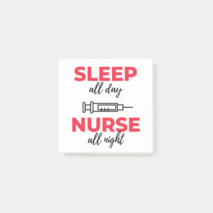 Post-it® Dormir Toute La Journée Infirmière Toute La Nuit 2