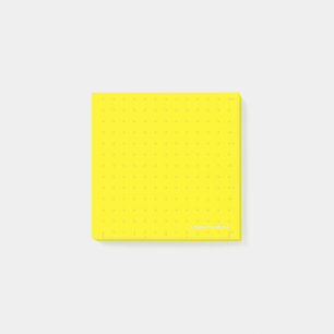 Post-it® Dot-Grid Klebezettel 7*7 Gelb (EA) Post-it Klebezettel