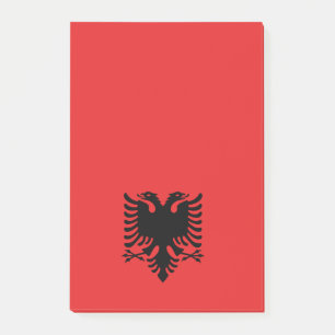 Post-it® Double drapeau dirigé rouge et noir d'Eagle de