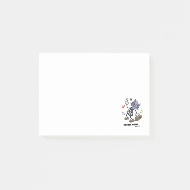 Post-it® Double hélice le chat (Devant)