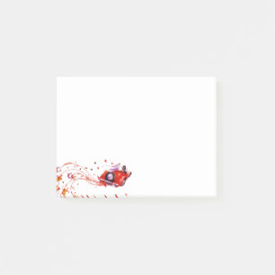 Post-it® Douce Mariage Couple Juste Marié Aquarelle