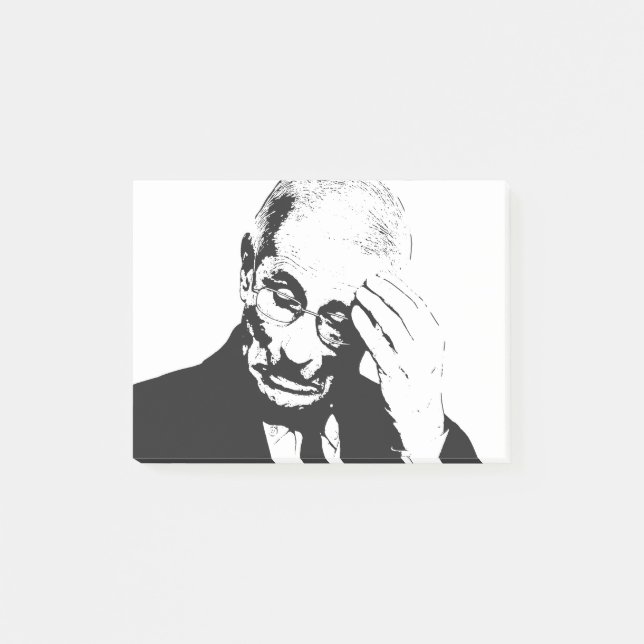 Post-it® Dr Fauci Facepalm (Devant)