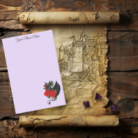 Dragon Noir Mystique Roses Rouges Lavande Gothique