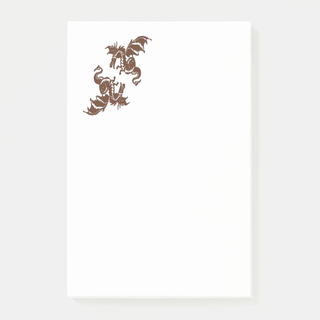 Post-it® Dragons verts (Devant)