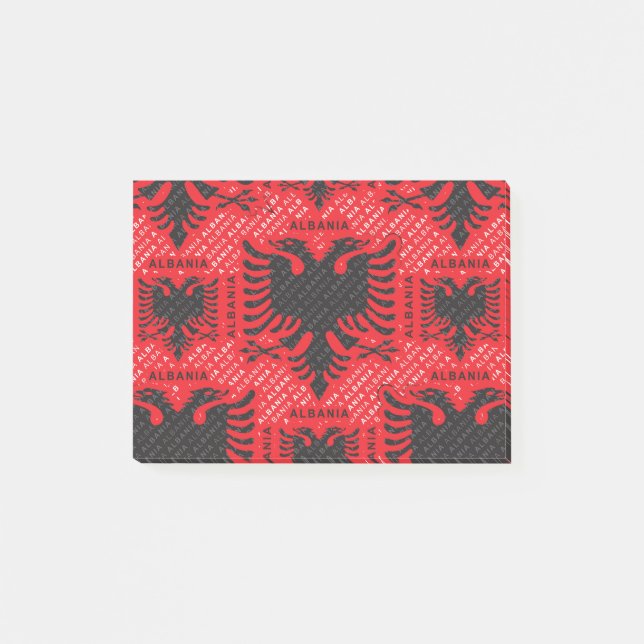 Post-it® Drapeau albanais motif 2 (Devant)