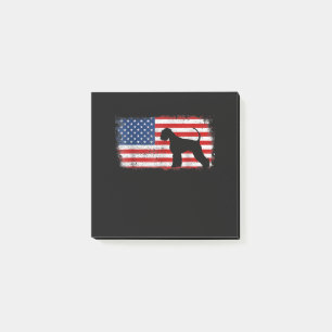 Post-it® Drapeau américain du géant patriotique Schnauzer
