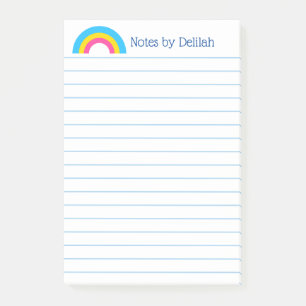 Post-it® Drapeau arc-en-ciel personnalisé de la fierté pans