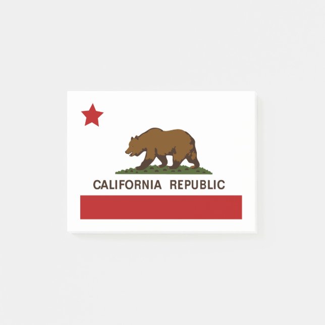 Post-it® Drapeau californien Patriotique (Devant)