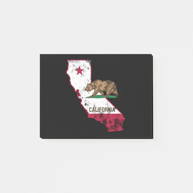 Post-it® Drapeau californien Patriotique (Devant)