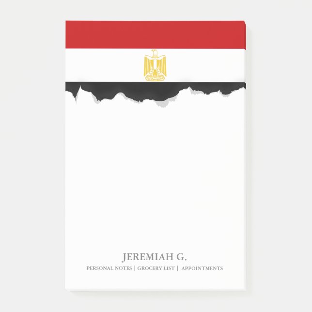 Post-it® Drapeau classique de l'Egypte (Devant)