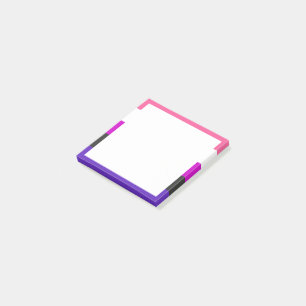 Post-it® Drapeau de fierté genderfluid