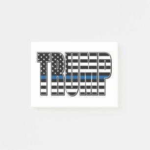 Post-it® Drapeau de la police Trump-Blue Line
