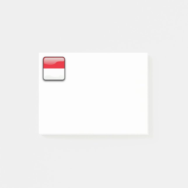Post-it® Drapeau de l'Indonésie (Devant)