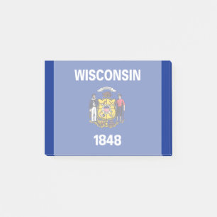 Post-it® Drapeau du Wisconsin