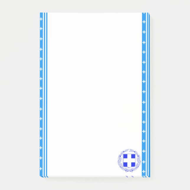 Post-it® Drapeau grec de rayures (Devant)