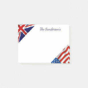 Post-it® Drapeaux américains personnalisés Patriotique