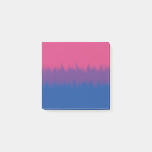 Post-it drapeaux bisexuels