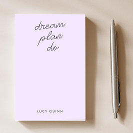 Post-it® Dream Plan Do Pastel Lilac Purple Modern Feminine