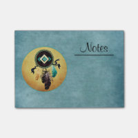 Dreamcatcher sur un Arrière - plan bleu