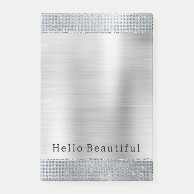Post-it® Dreamy Glitzy Silver Sparkle (Devant)