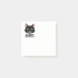 Post-it® Drôle Amoureux des chats Soyez Heureux Annoys Pers