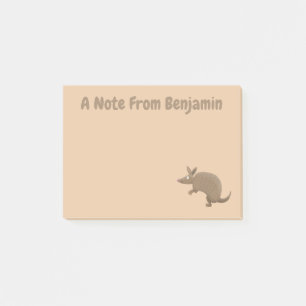 Post-it® Drôle armadillo joyeux dessin animé