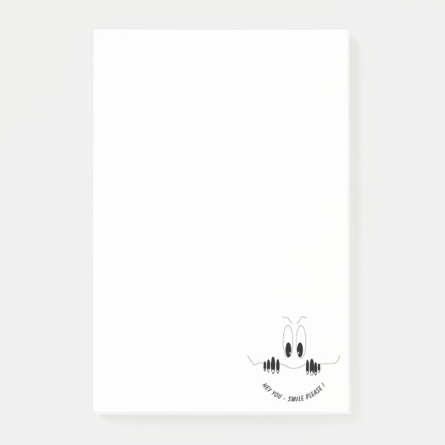Post-it® Drôle Curiosity Yeux Sourire (Devant)