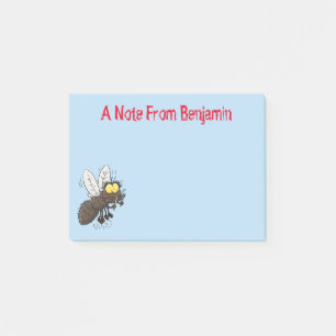 Post-it® Drôle dessin animé d'insecte de la mouche à cheval