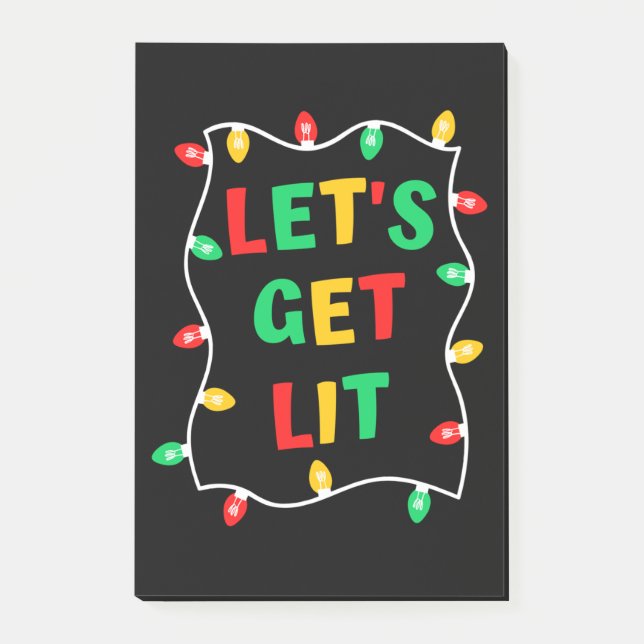 Post-it® Drôle Faisons-nous Lit Noël (Devant)
