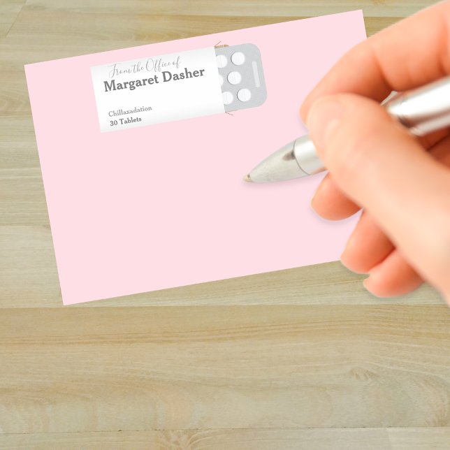 Post-it® Drôle Lt Rose Chillaxadation 30 Tablet Pill Pack (Créateur téléchargé)