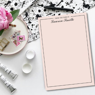 Post-it® Du Bureau De L'Élégant Minimaliste Plush Rose