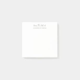 Post-it® Du bureau du minimaliste moderne vert sauge