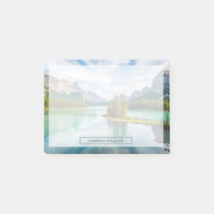 Post-it® Eau Lac Maligne, Parc national Jasper, Canada