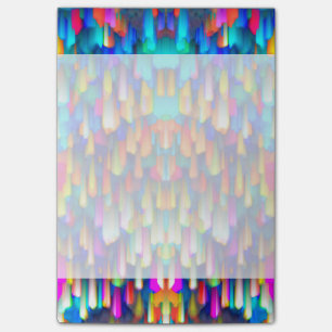 Post-it® Éclaboussement coloré d'art numérique de notes