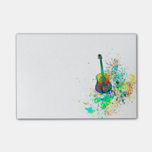 Post-it® Éclaboussure de guitare