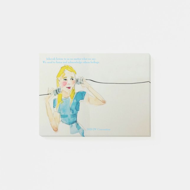 Post-it® Écoutez les autres....par Tara Lillian  (Devant)