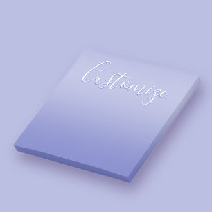 Post-it® Écriture cursive modifiable Violet blanc et viol