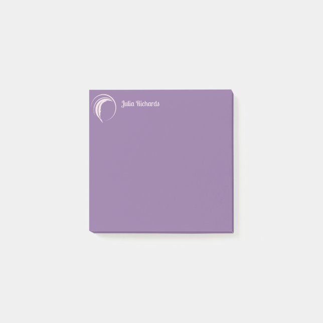 Post-it® Écrivain Purple Macaron (Devant)