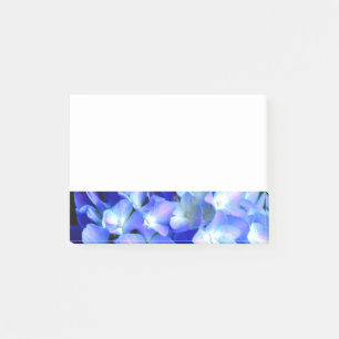 Post-it® Élégant bleu violet clair magenta hydrangée floral