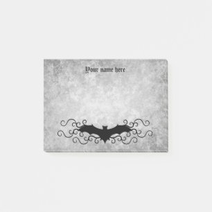 Post-it® Elégant chauve-souris gothique peut imprimer plus