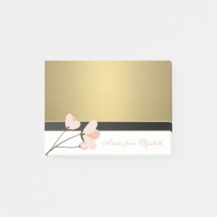 Post-it® Élégant Chic Stylish Girly, Faux Gold, Rose
