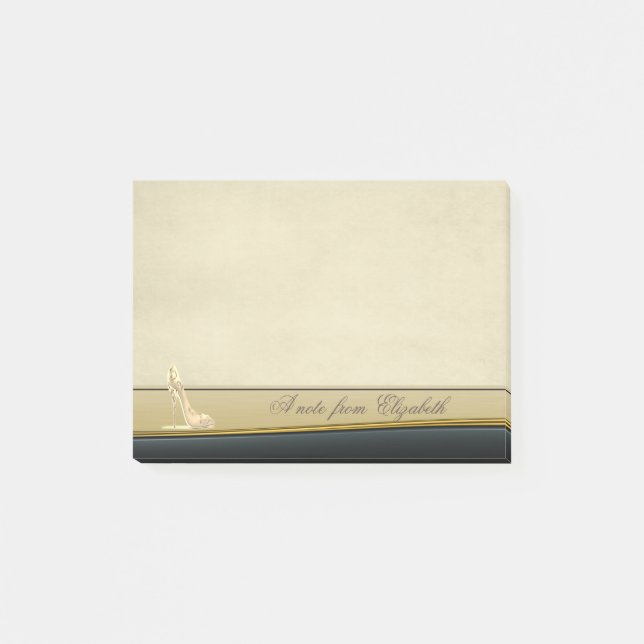 Post-it® Élégant Chic Stylish Girly, talon haut (Devant)