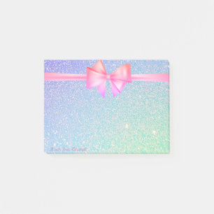 Post-it® Élégant et stylé, Nœud, Pailleté