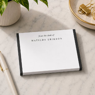 Post-it® Élégant Minimaliste De Le Bureau De Monochrome